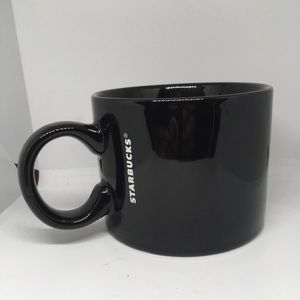 2017 black 12 oz starbucks coffee mug cup